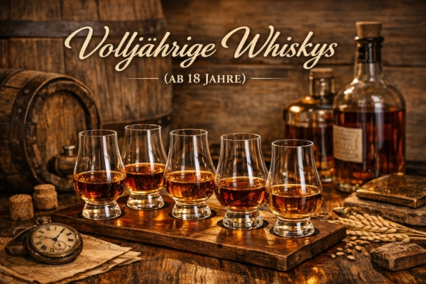 Whisky-Tasting "Volljährige Whiskys (ab 18 Jahre)"